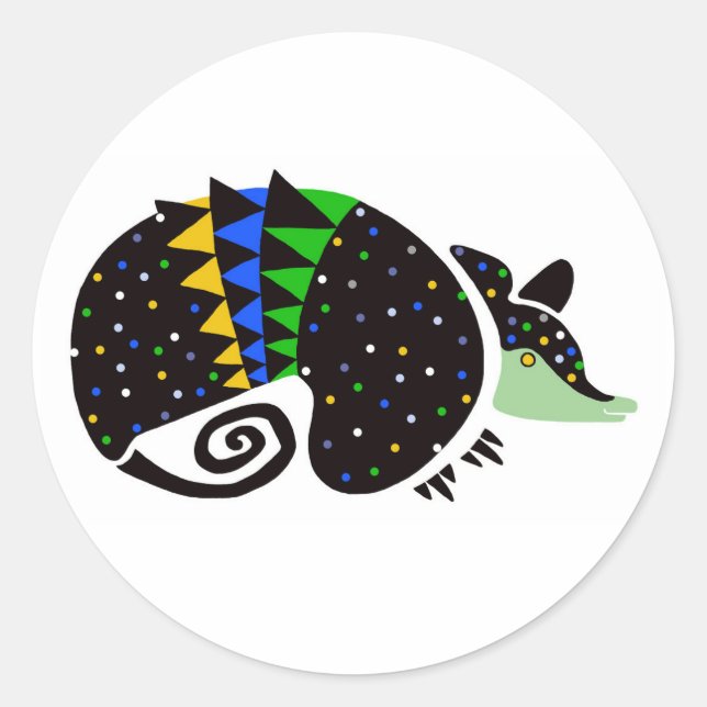 Adesivo Animais ameaçados - ARMADILLO Gráfico - Brasil (Frente)