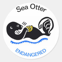 Animais ameaçados - OTTER marinho Legal - Conserva