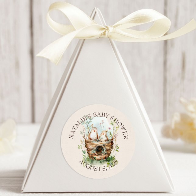 Adesivo Animais da Floresta Boho Chá de fraldas (Criador carregado)