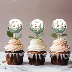 Adesivo Animais da Floresta chá de fraldas