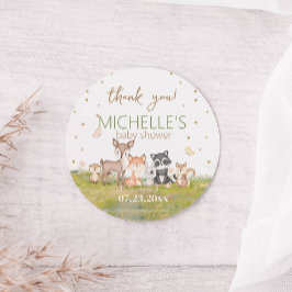 Adesivo Animais da Floresta de Cor da Água do Menino Casta