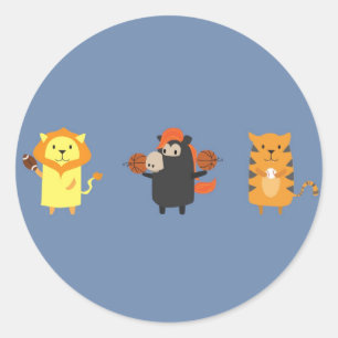 Adesivo Animais da mascote de Detroit