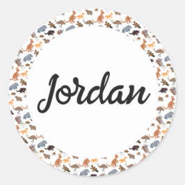 Adesivo Animais da Vida Selvagem Aussie da Austrália