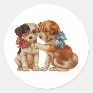 Adesivo Animais de animal de estimação do vintage,
