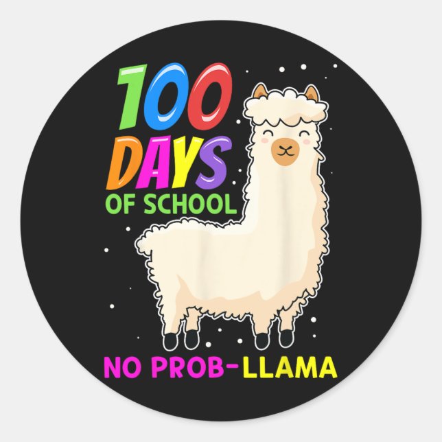 Adesivo Animais De Criação - 100 Dias Da Escola Sem Prob-L (Frente)