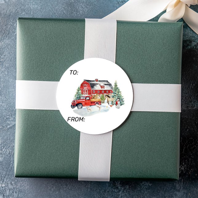 Adesivo Animais de criação de galinhas de inverno (Criador carregado)