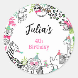 Adesivo Animais de festa, Selgle Safari