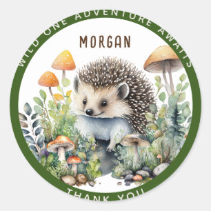 Adesivo Animais De Floresta Bebê Favorecem Obrigado Dar De