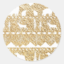 Adesivo Animais Dourados Clássicos R