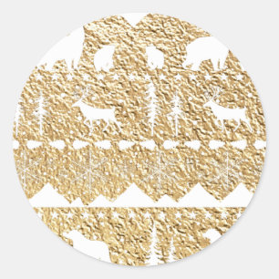 Adesivo Animais Dourados Clássicos R