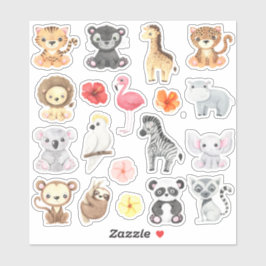 Adesivo Animais Safari