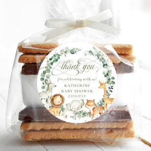 Adesivo Animais Selvagens Cultivam Chá de fraldas Neutro