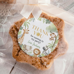 Adesivo Animais Selvagens de Safari Aniversário