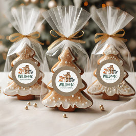 Adesivo Animais Selvagens de Uma Floresta Primeiro Anivers