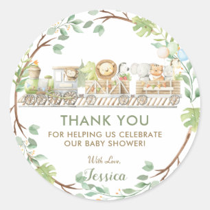 Adesivo Animais Selvagens Treinam Greenerescência Obrigad