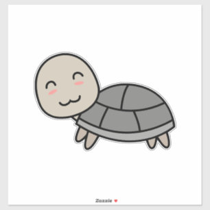 Adesivo Animal de desenho animado tartaruga