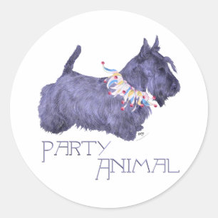Adesivo Animal de Festa Scottish Terrier