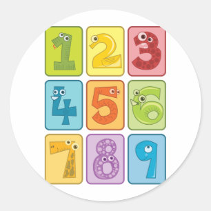 Adesivo Animal e números