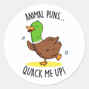 Adesivo Animal Puns Me Enche Engraçado Pun