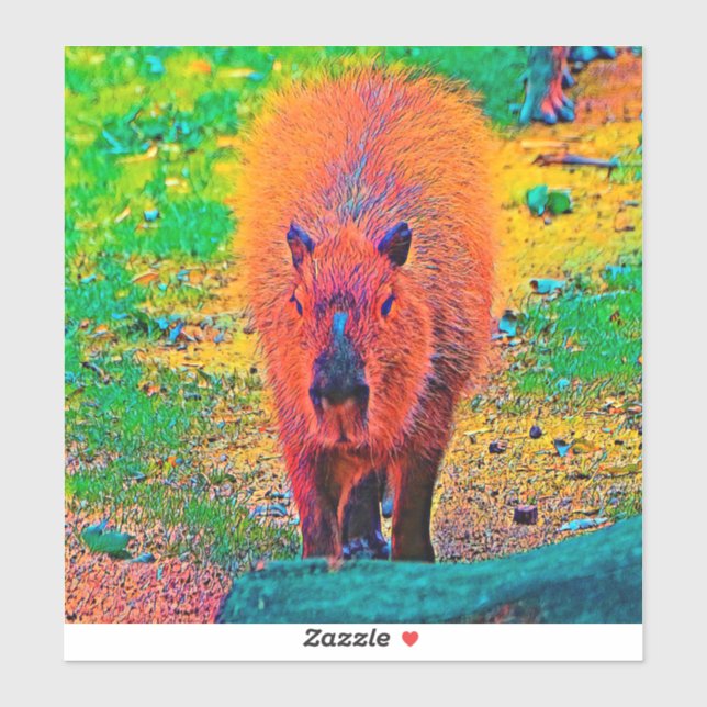 Adesivo AnimalColor_Capybara_011 (Folha)