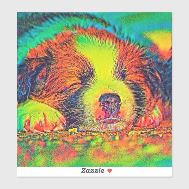 Adesivo AnimalColor_Dog_017 (Folha)