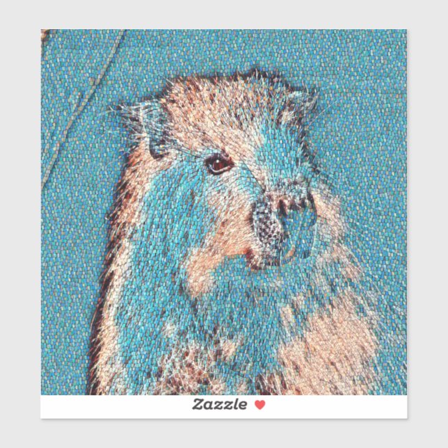 Adesivo AnimalMix_Capybara_001 (Folha)