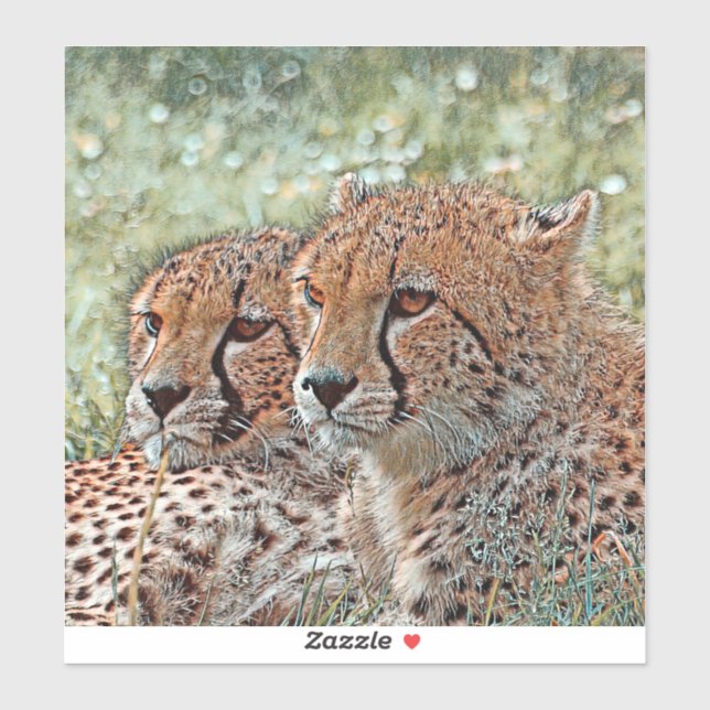 Adesivo AnimalMix_Cheetah_031 (Folha)