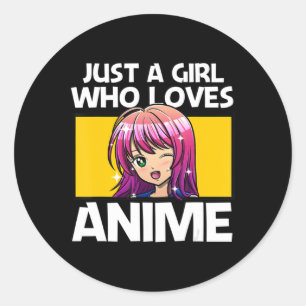 Adesivo Anime Art Para Mulheres Adolescentes Animes Merch 