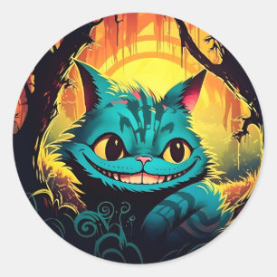 Adesivo Anime Cheshire Cat Alice no País das Maravilhas