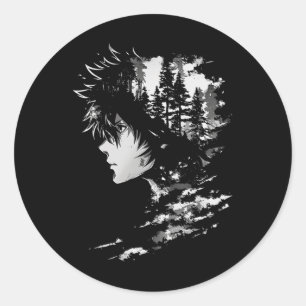 Adesivo Anime com Ilustração Gráfica do Anime Manga 2