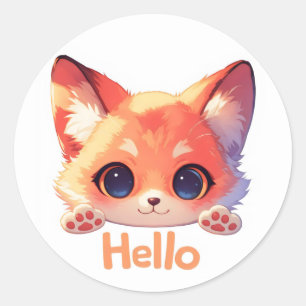 Adesivo Anime de Fox Bonita