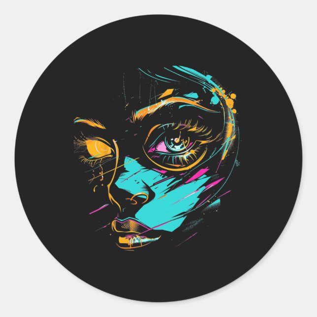 Adesivo Anime de Ilustração Gráfica do Anime Manga 1 (Frente)