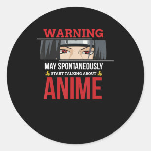 Adesivo Anime de reprodução de anime Otaku