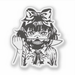 Adesivo anime de terror