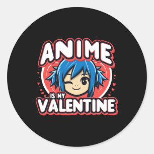 Adesivo Anime É Meu Dia dos Namorados Japonês Ani