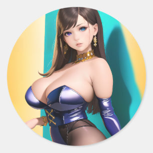 Adesivo Anime Girl 046
