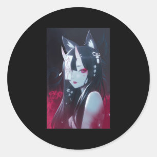 Adesivo Anime Girl Kawaii Waifu Aestética japonesa Manga O