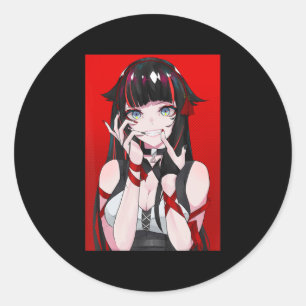 Adesivo Anime Girl Kawaii Waifu Aestética japonesa Manga O