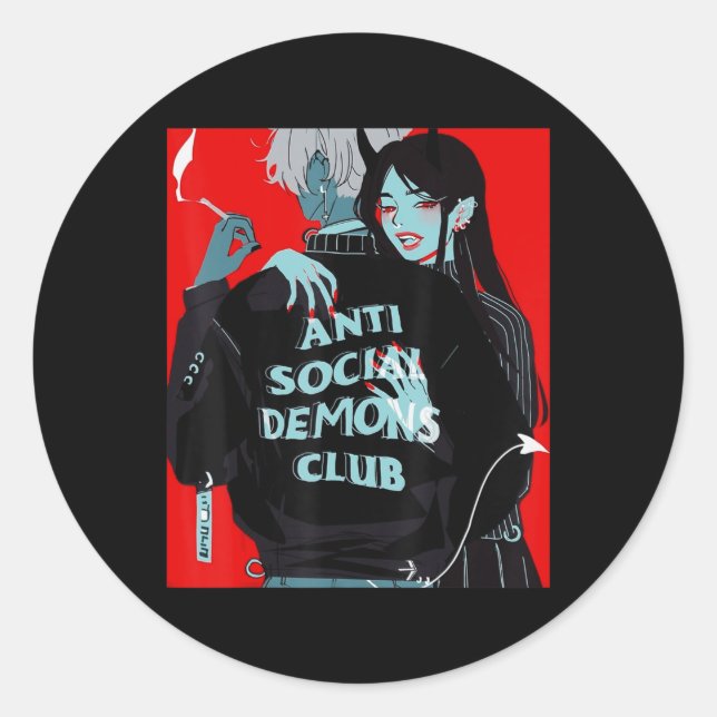 Adesivo Anime Girl Kawaii Waifu Egirl Japonês estético O (Frente)