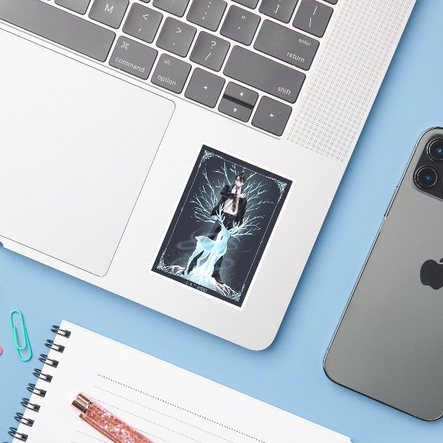 Adesivo Anime HARRY POTTER™ Stag Patronus (Notebook com iPhone)