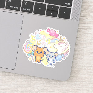 Adesivo Anime Magical Candyland com Jerry e Tuffy