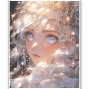 Adesivo Anime Magical Girl Fantasy Art