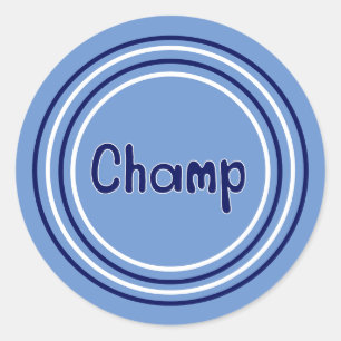 Adesivo Anime-se com o Champ