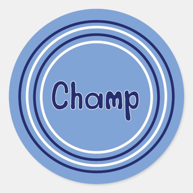 Adesivo Anime-se com o Champ (Frente)