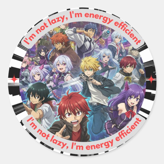 Adesivo Anime Stickers (Frente)