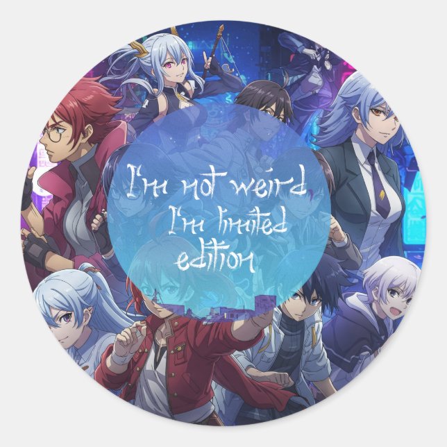 Adesivo Anime Stickers (Frente)