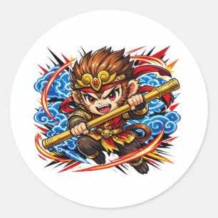 Adesivo Anime Sun Wukong Rei Macaco - Jornada ao Oeste