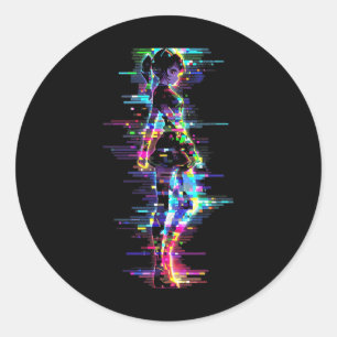 Adesivo Anime Trabalho de arte com Gráfico de Manga Colori