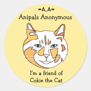 Adesivo Anipals Anonymous Cokie Stickers