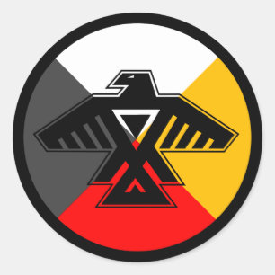 Adesivo Anishinabek Dodem & 4 Directions Sticker